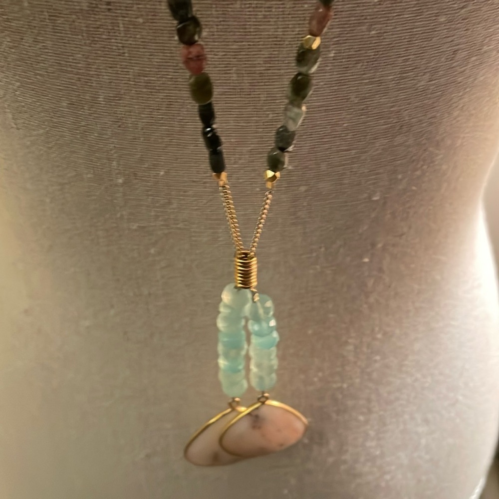 Semi precious stone necklace